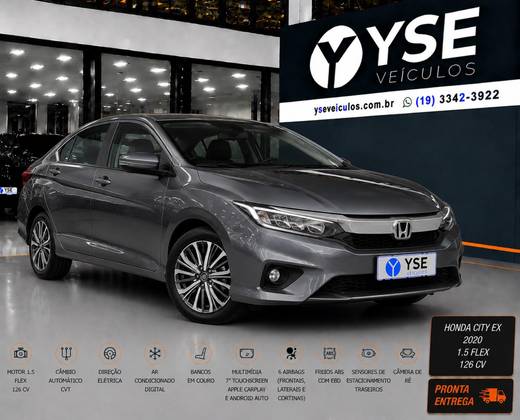 HONDA CITY 1.5 EX 16V FLEX 4P AUTOMÁTICO HONDA CITY 1.5 EX 16V FLEX 4P AUTOMÁTICO